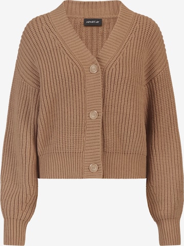 APART Strickjacke in Braun: Vorderseite