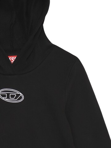 DIESEL Sweatshirt 'SILVER' in Schwarz