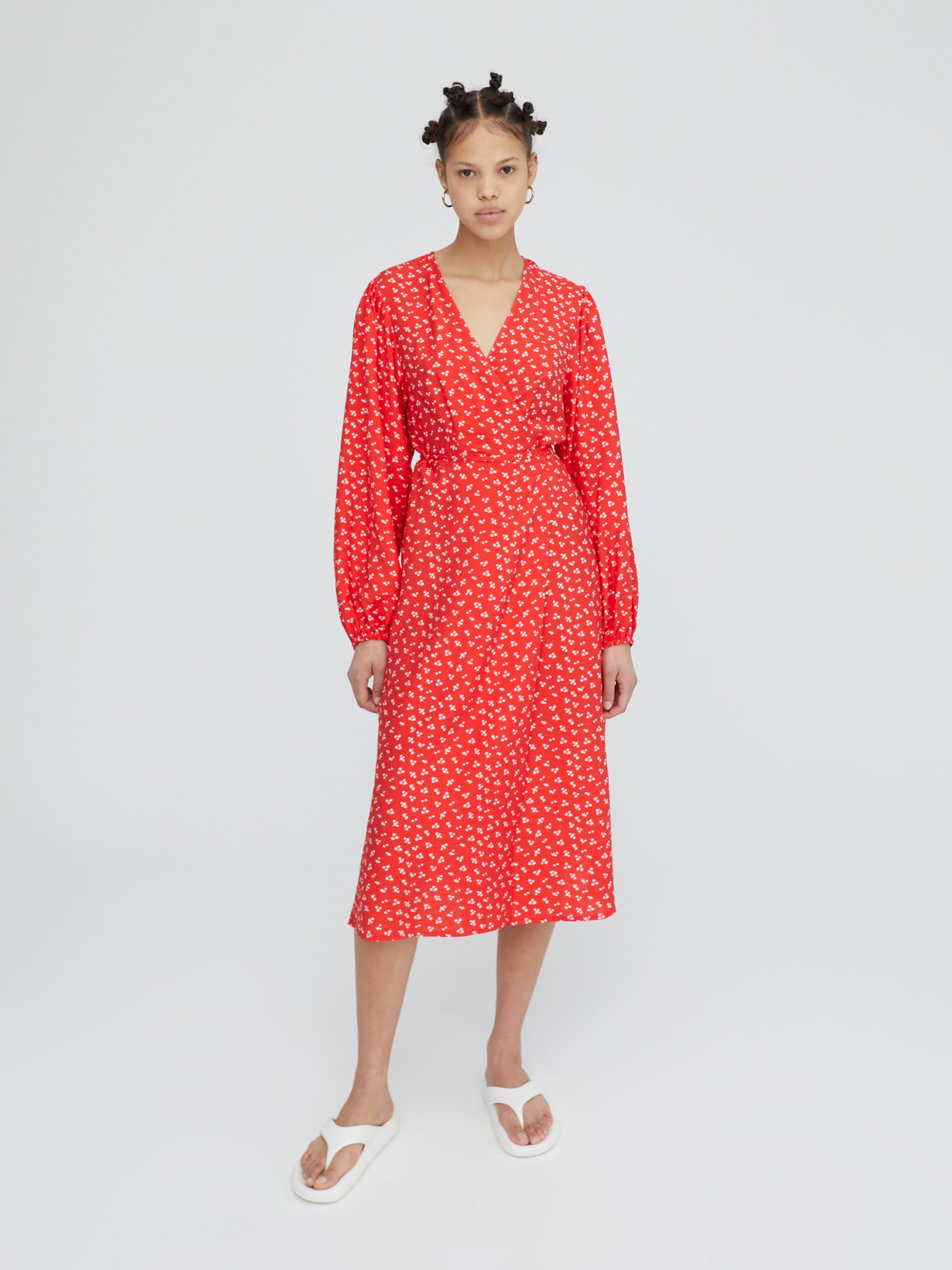 EDITED Producten Jurk 'Alene' Rood