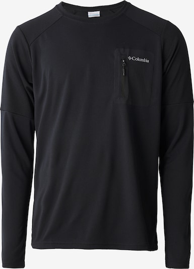 COLUMBIA Tehnička sportska majica u crna / bijela, Pregled proizvoda