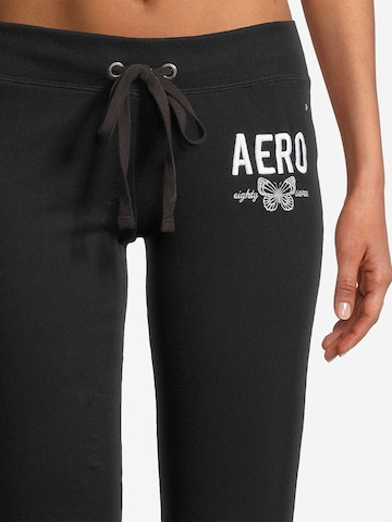 Regular Pantalon AÉROPOSTALE en noir