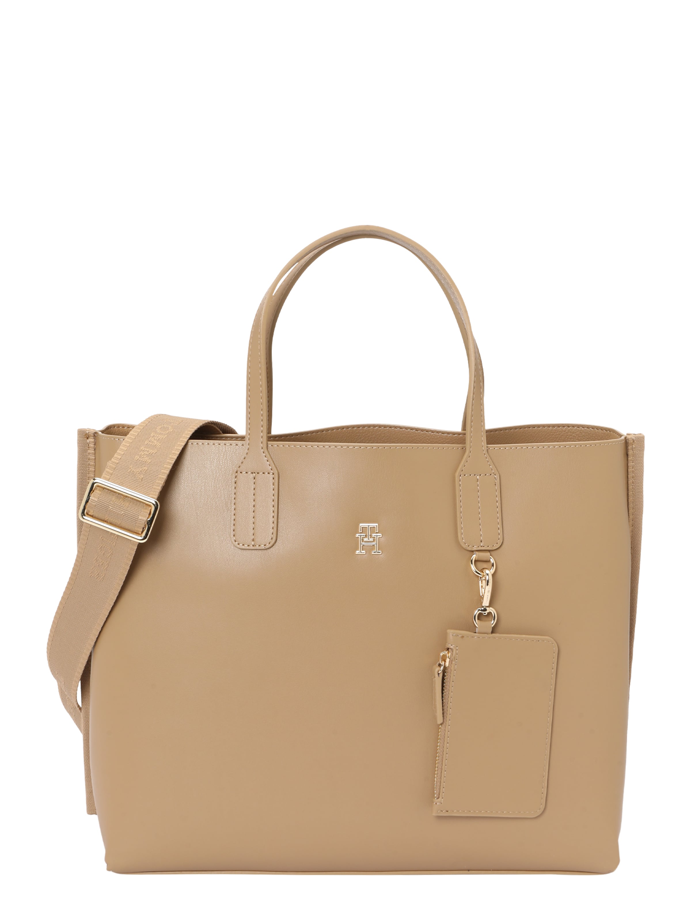 TOMMY HILFIGER Handtas in Groen: voorkant