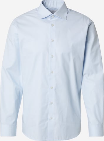 SELECTED Button Up Shirt 'SLHETHAN' in Blue: front