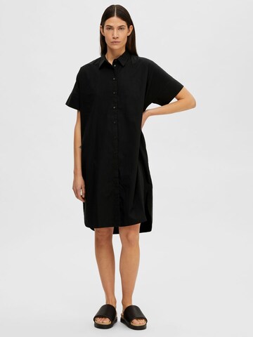 SELECTED FEMME Shirt dress 'BLAIR' in Black