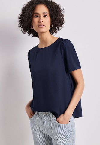 STREET ONE Bluse in Blau: Vorderseite