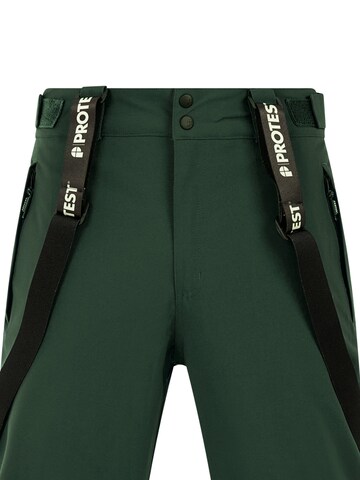 PROTEST Regular Workout Pants 'PRTChester' in Green
