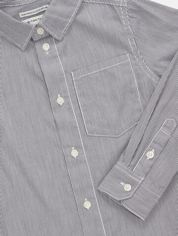 TOM TAILOR Regular fit Button Up Shirt in Grey