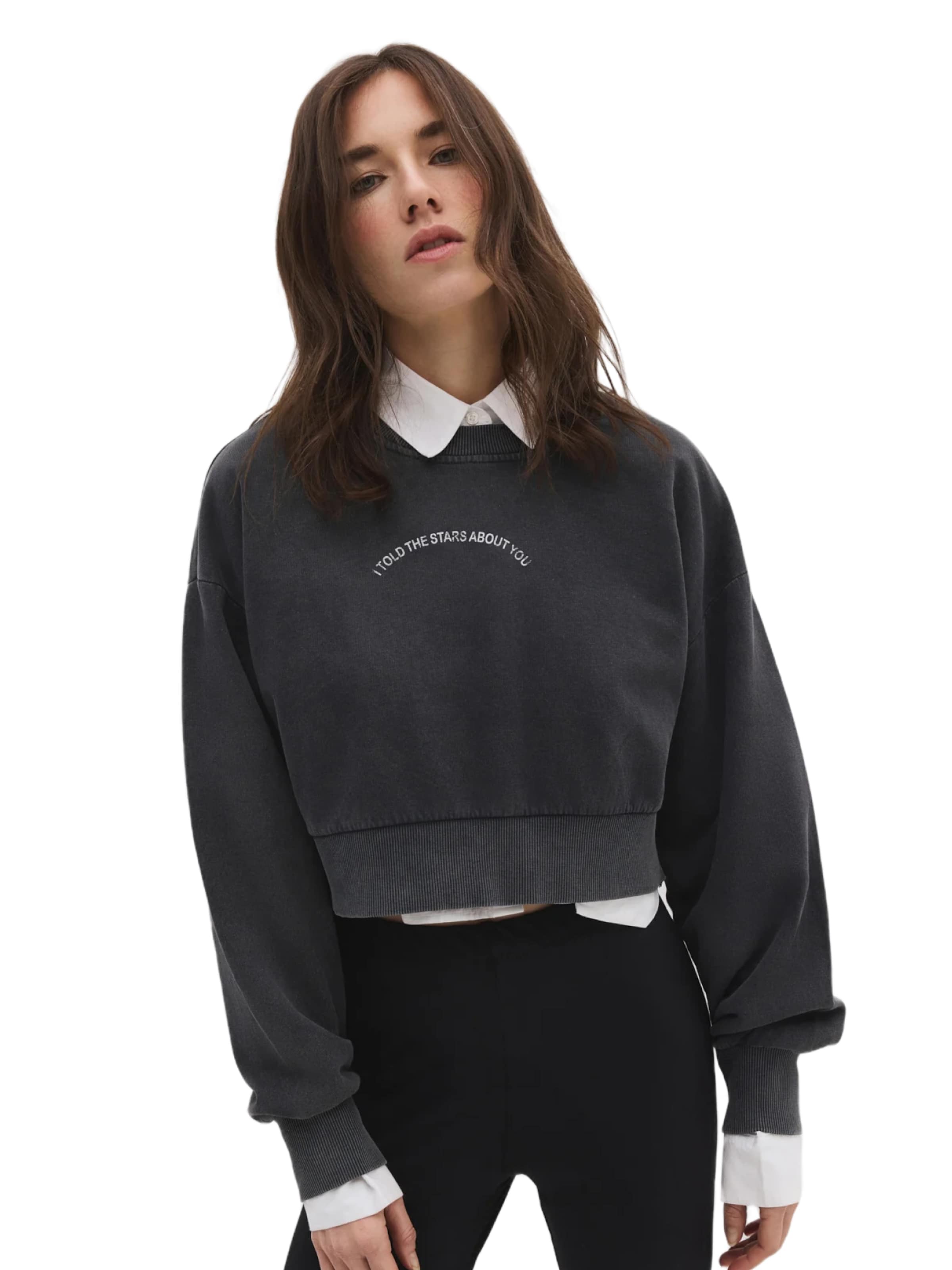 No Matter What Sweatshirt in Grey: front