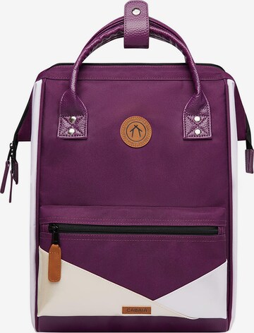 Cabaia Backpack 'Adventurer' in Purple: front