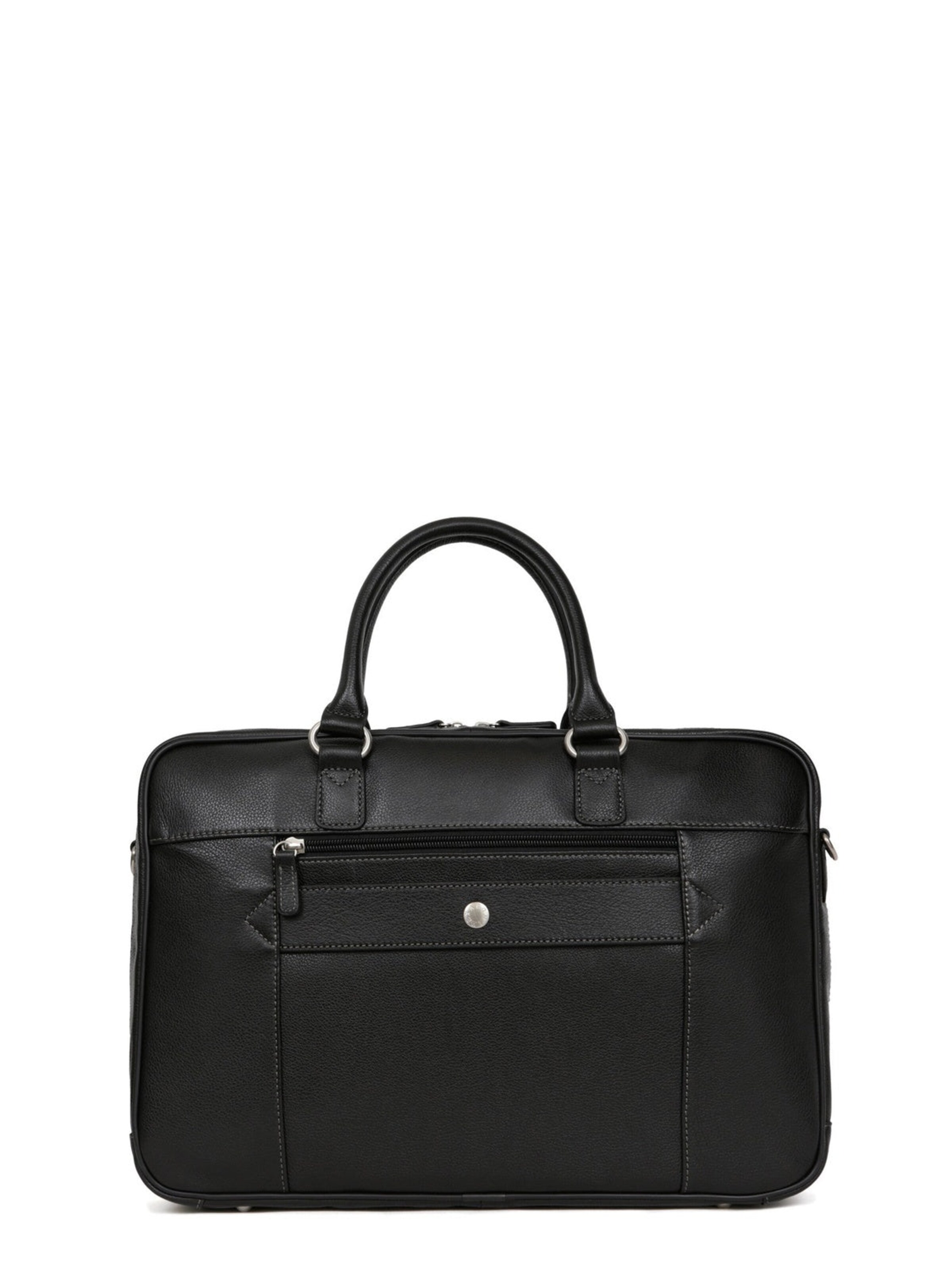 Borsa a mano 'Confort Business' di Hexagona in nero: frontale