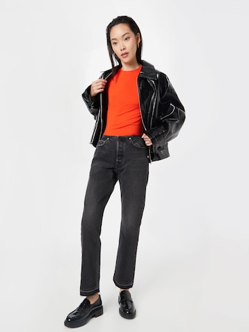 LEVI'S ® Regularen Kavbojke '501 Jeans Mini Waist' | črna barva