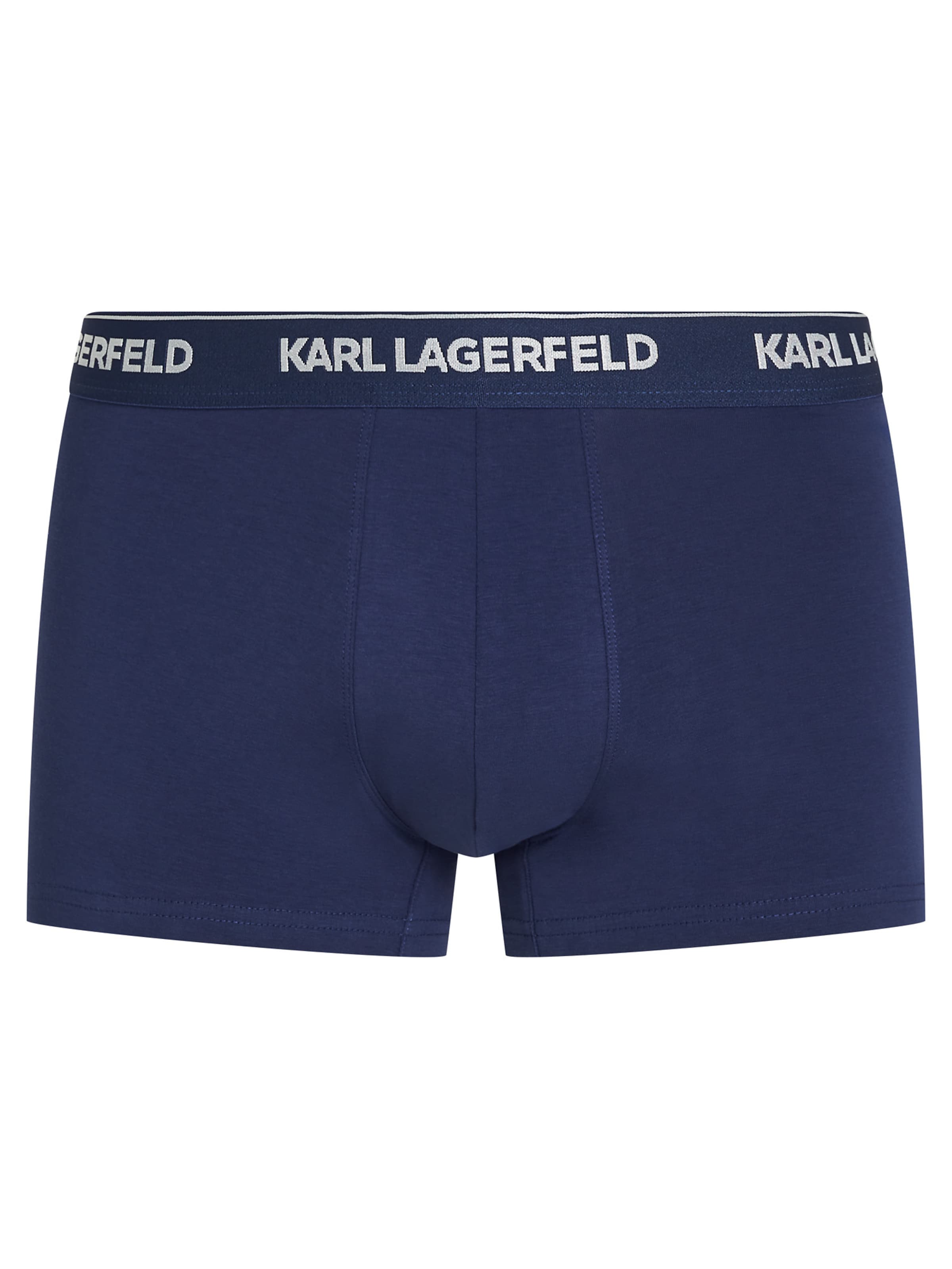 Boxer di Karl Lagerfeld in blu: frontale