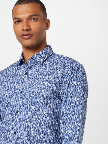 HUGO Regular fit Button Up Shirt 'Kenno' in Blue