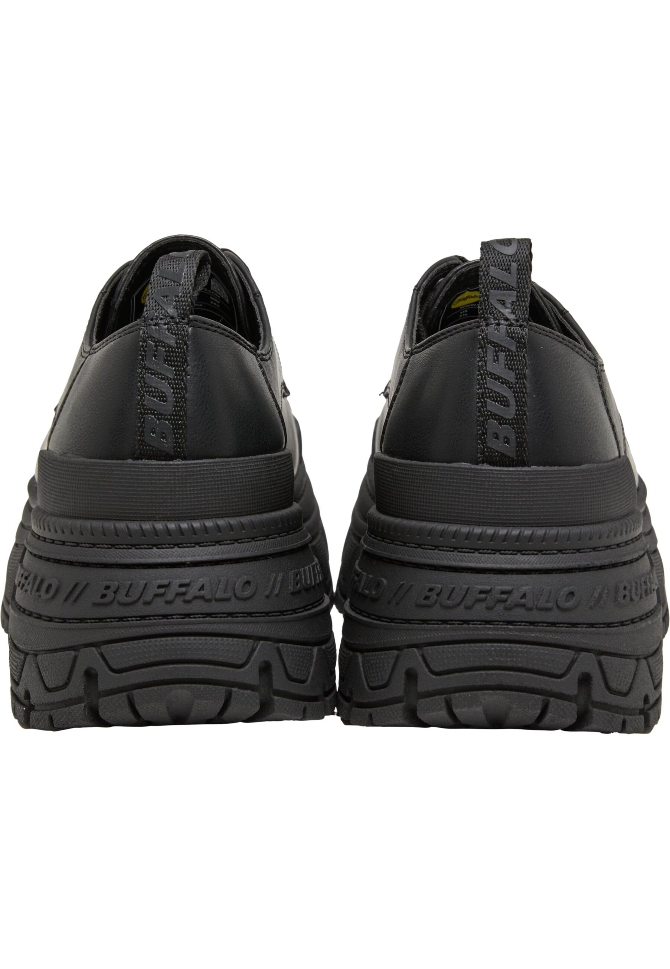 BUFFALO Buty sznurowane w kolorze czarny