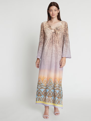 Robe Ana Alcazar en mélange de couleurs : devant