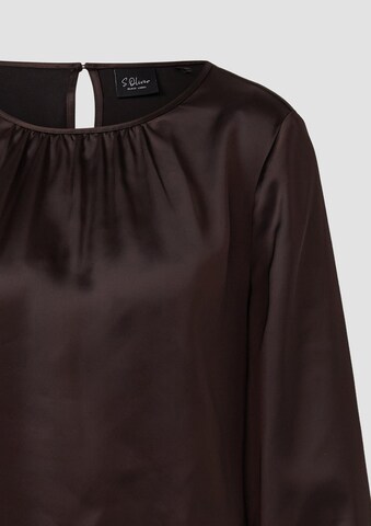 s.Oliver BLACK LABEL Blouse in Brown