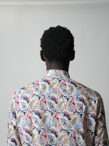 HENRIK Super Slim Fit Button Up Shirt in Mixed colors