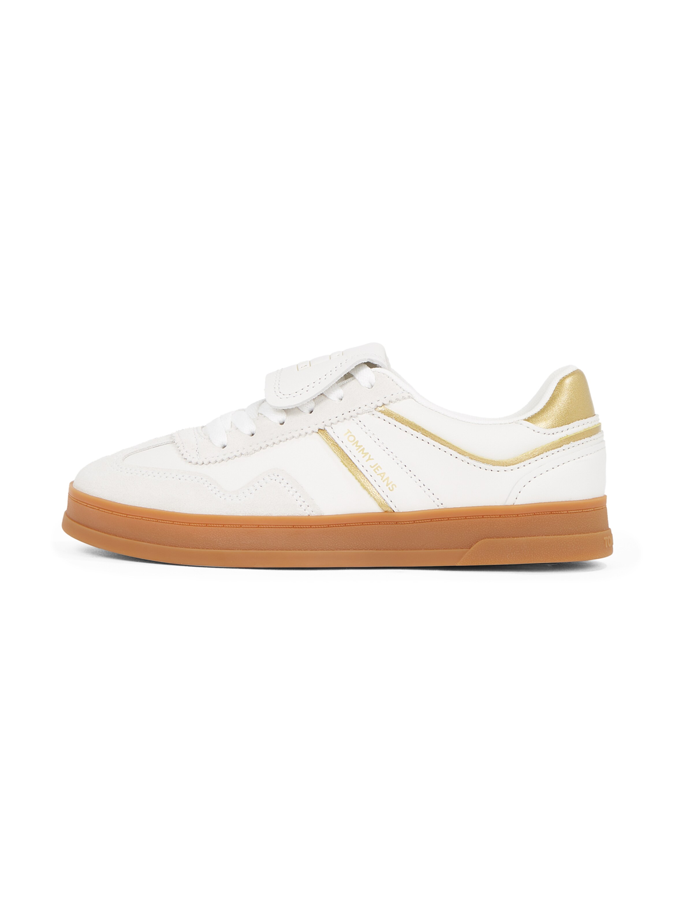 Sneaker bassa 'THE GREENWICH' di Tommy Jeans in bianco: frontale