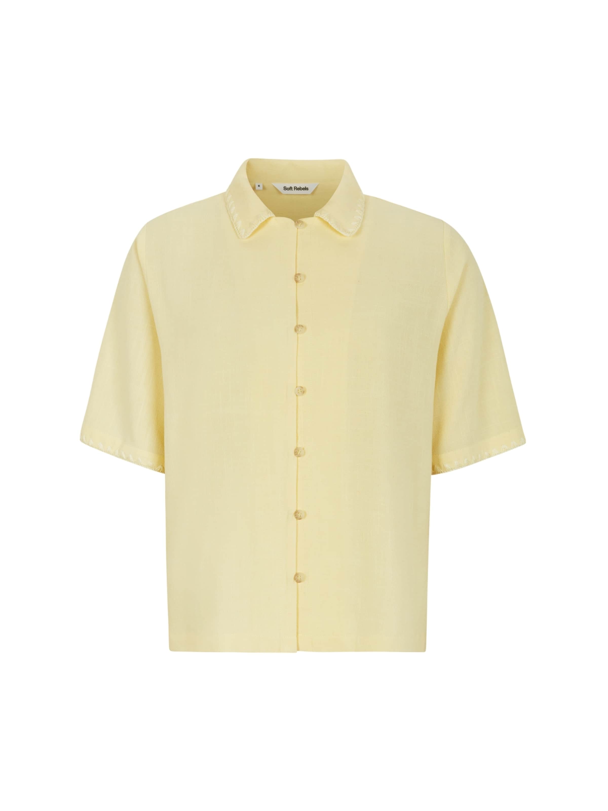 Camicia da donna 'Samantha' di Soft Rebels in giallo: frontale