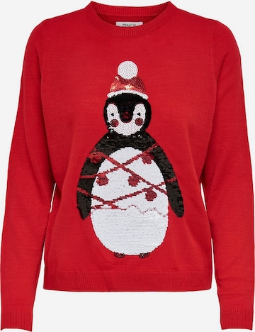 Pull-over 'Xmas' ONLY en rouge