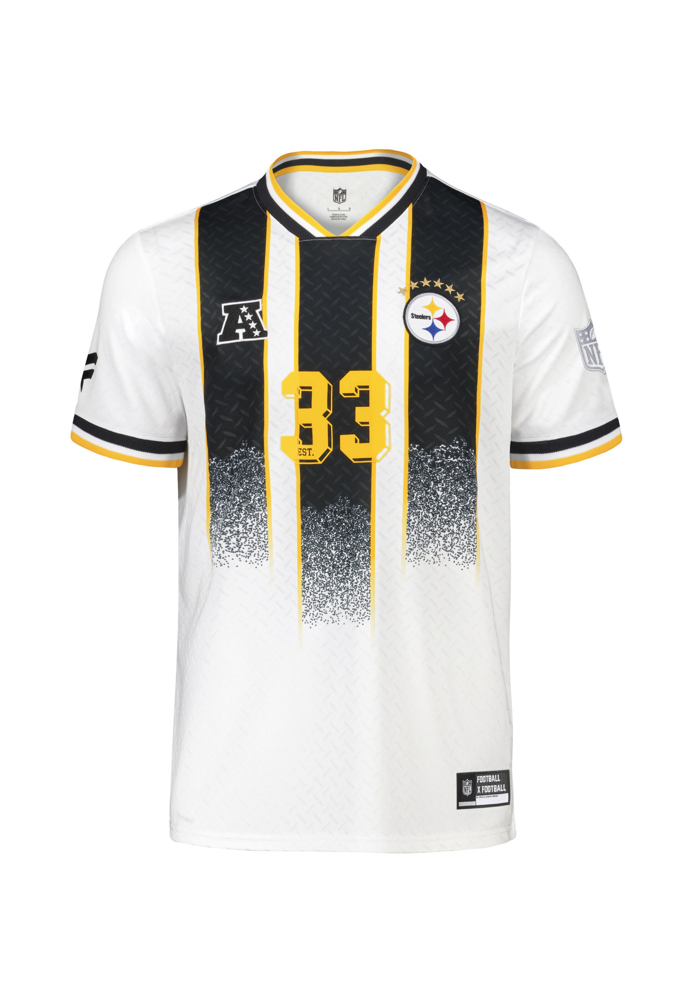 Fanatics Funktionsshirt 'Fanatics NFL Football x Football Fan Top '26(Pittsburgh Steelers)' in Weiß: Vorderseite