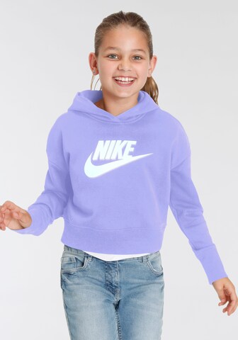 Nike SportswearSweater majica - ljubičasta boja: prednji dio