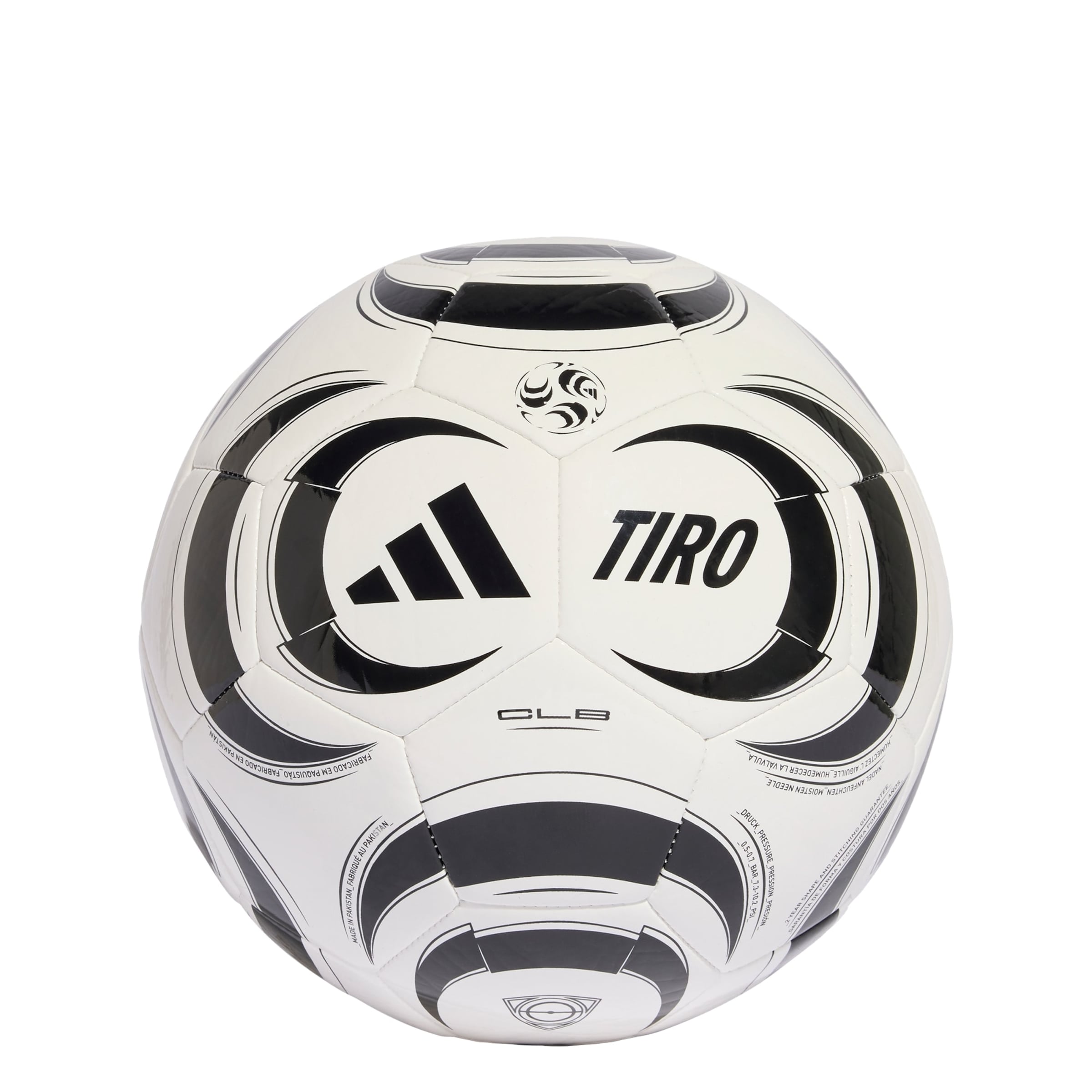 Pallone 'Tiro Club' di ADIDAS PERFORMANCE in bianco: frontale