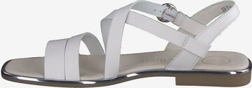 Paul Green Strap Sandals in White