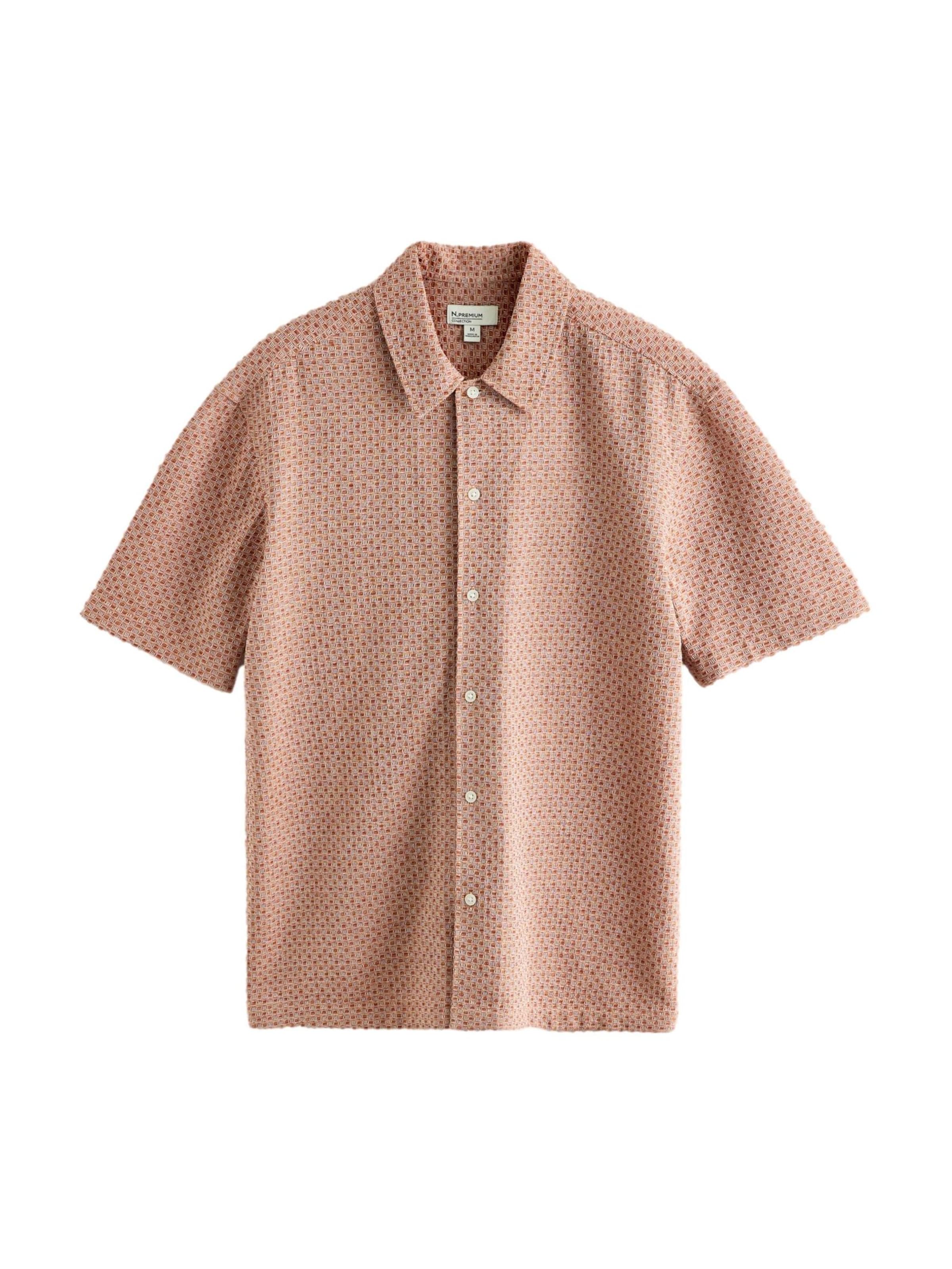 Next Средняя посадка Рубашка в Коричневый: спереди