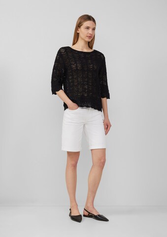 s.Oliver Sweater 'Ajour' in Black