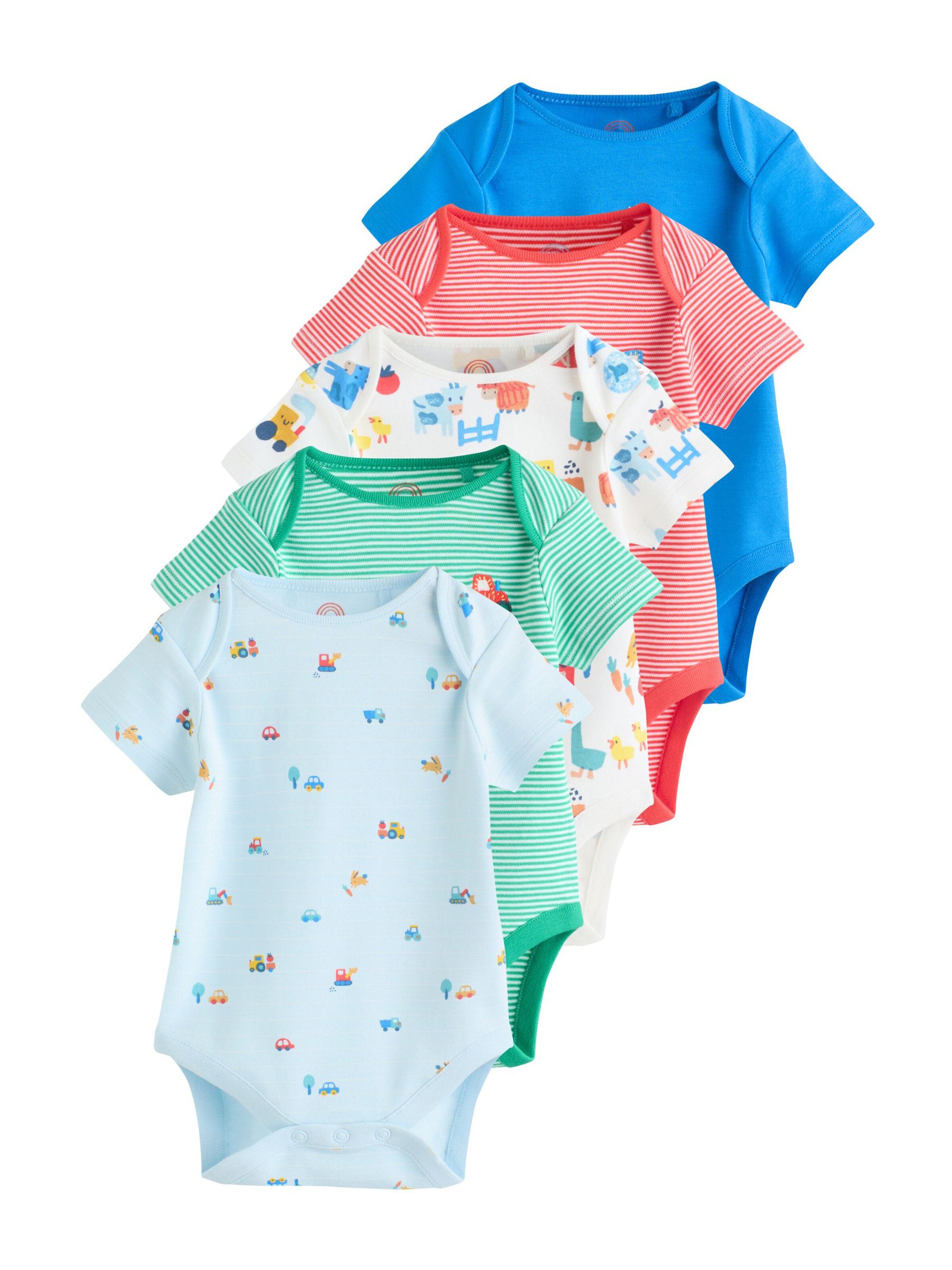 Next Ползунки/боди в Синий: спереди