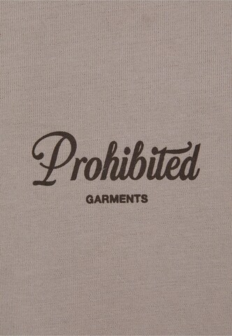 Sweat-shirt Prohibited en beige