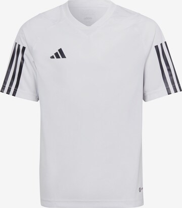 T-Shirt fonctionnel 'Tiro 23' ADIDAS PERFORMANCE en blanc : devant