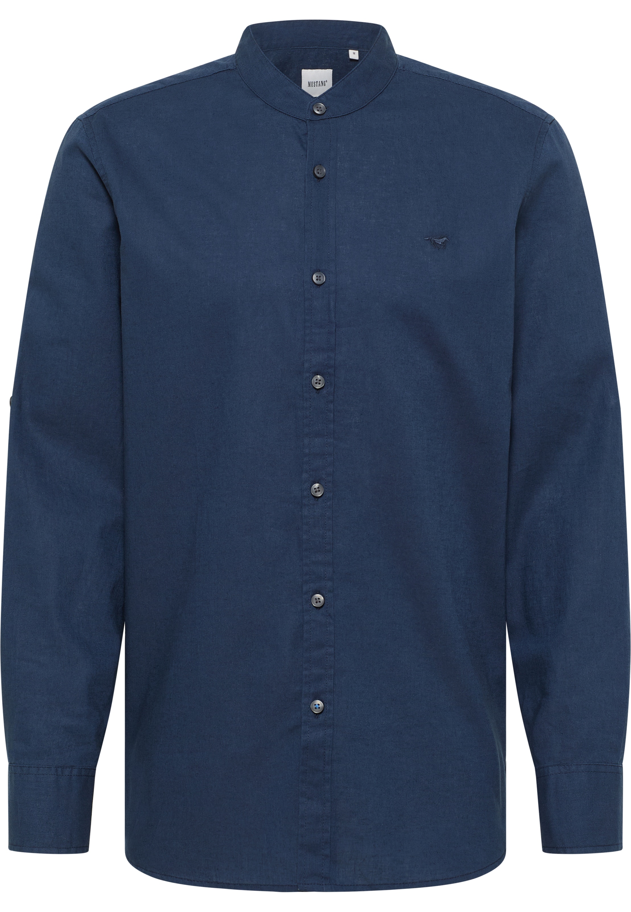 MUSTANG Regular fit Button Up Shirt 'Yuma' in Blue: front