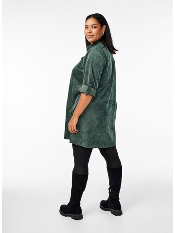 Zizzi Shirt dress 'VELENA' in Green