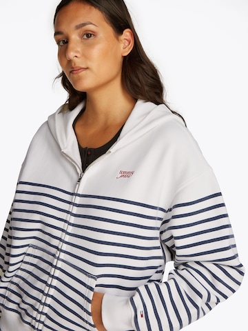 Tommy Jeans Zip-Up Hoodie in White