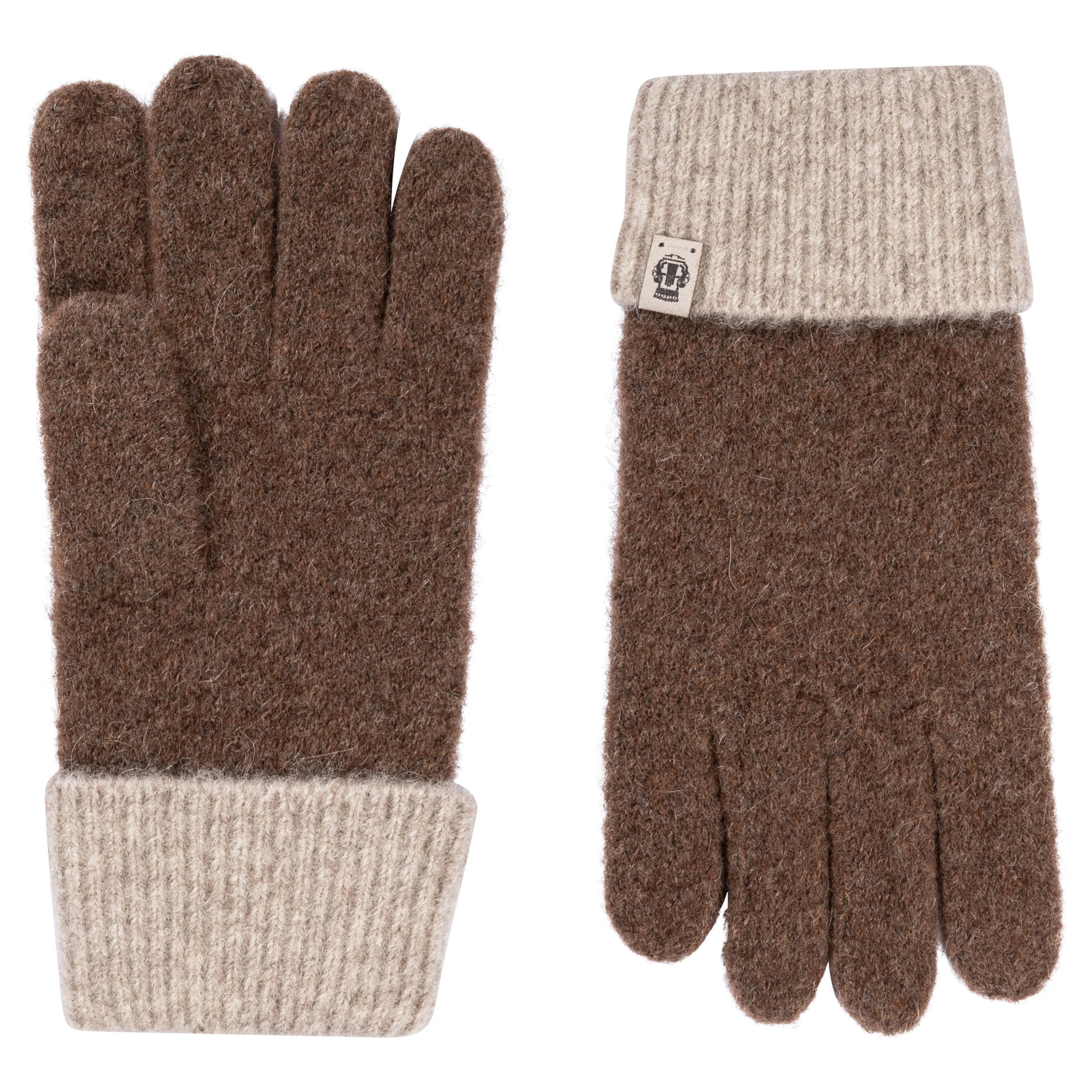 Roeckl Full finger gloves in Beige: front
