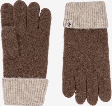 Roeckl Vingerhandschoenen in Beige: voorkant