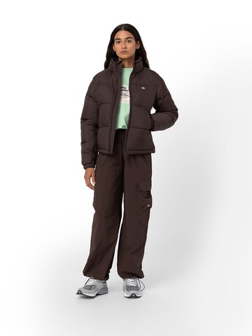 DICKIES Loosefit Cargo nadrágok - barna
