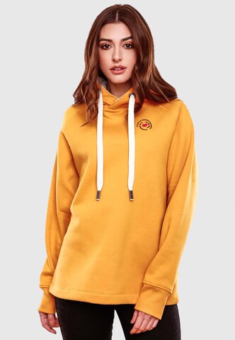 MARIKOO Sweatshirt 'Airii' in Yellow: front