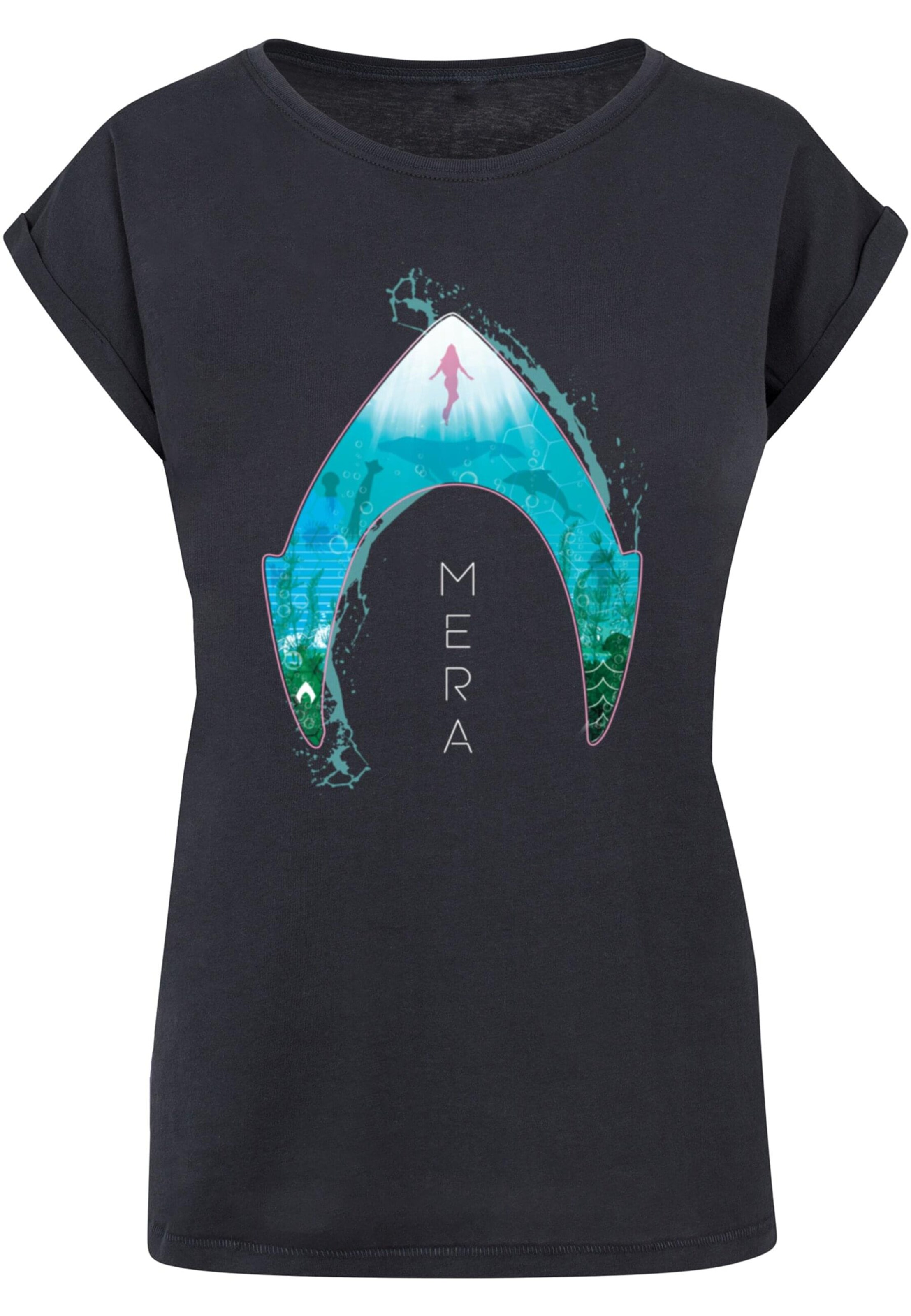 T-shirt 'Aquaman - Mera Ocean' ABSOLUTE CULT en bleu : devant