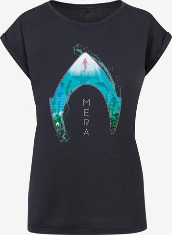 ABSOLUTE CULT T-Shirt  'Aquaman - Mera Ocean' in Blau: predná strana