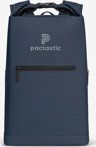 Zaino di Pactastic in blu: frontale