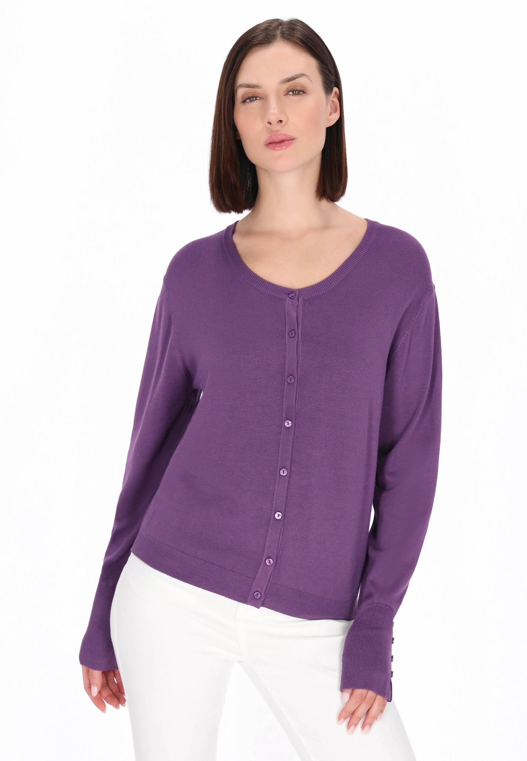 usha BLUE LABEL - Cárdigan en lila: frente