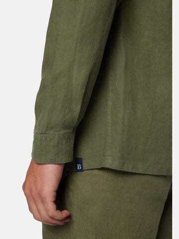 Boggi Milano Regular fit Button Up Shirt in Green