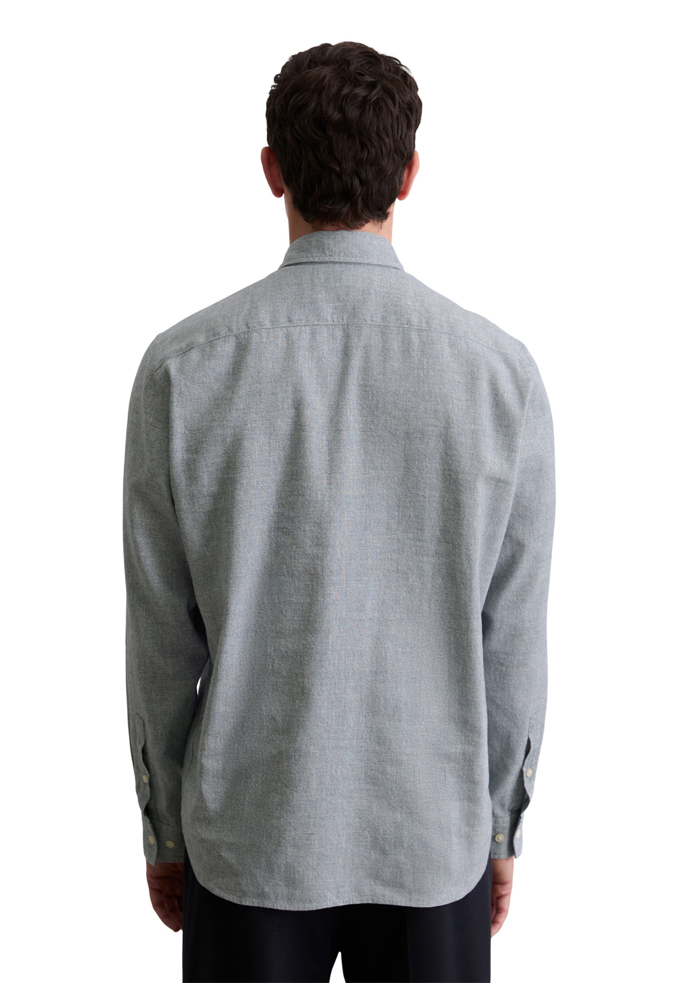 Marc O'Polo Regular fit Button Up Shirt in Blue