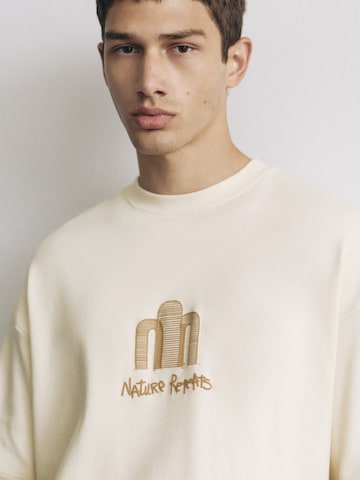 Pull&Bear Shirt in Beige
