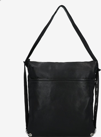 Borsa a spalla di Taschendieb Wien in nero: frontale