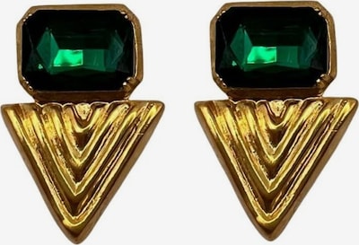 Les Reines Korvakoru 'Green Zenith' koossa 2x3 cm värissä kulta, Tuotenäkymä