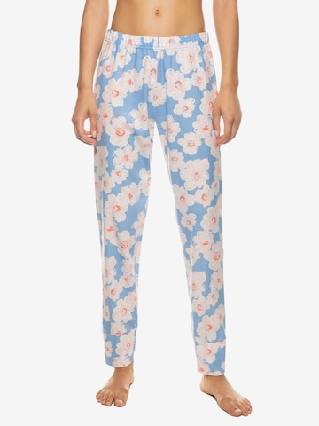 Mey Pajama Pants 'Caja' in Blue: front